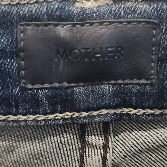 Mother The Swooner Ankle Fray Jeans Size 25 In Weekend Warrior, Distressed - Picture 6 of 16